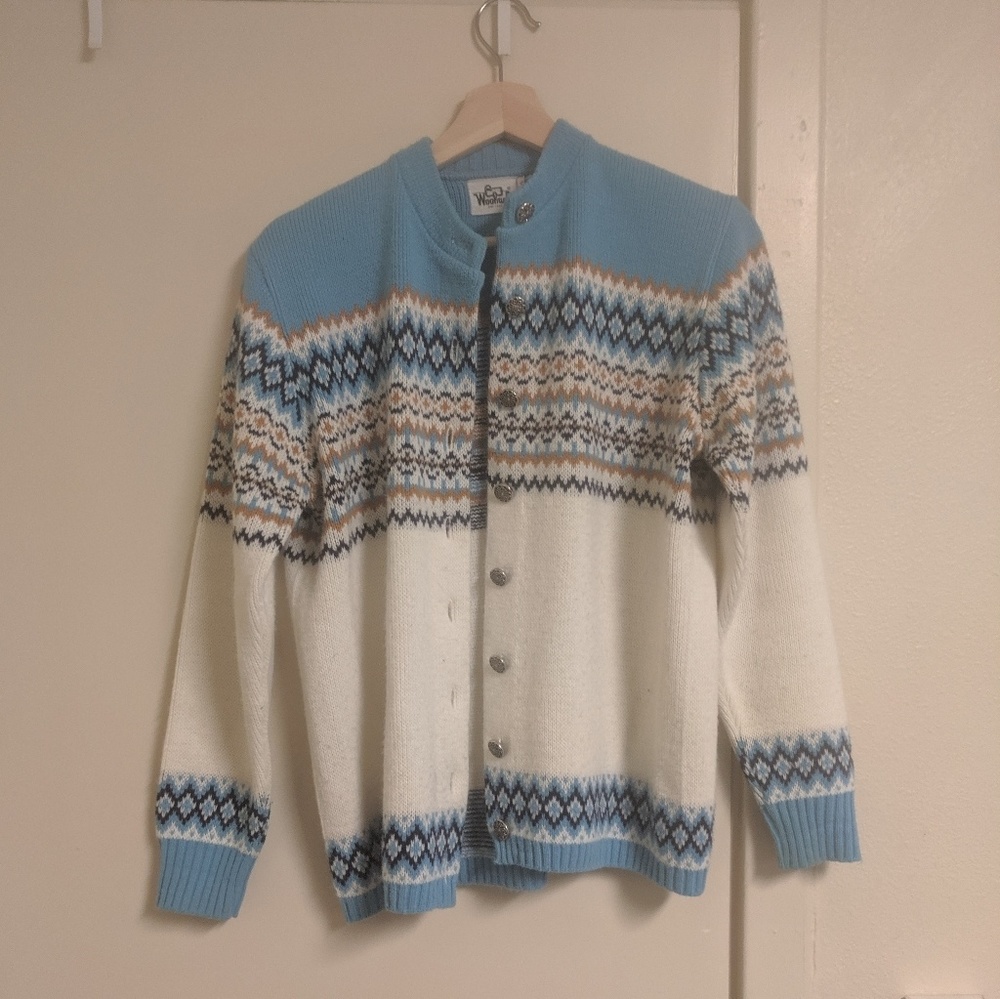 Vintage Woolrich Fair Isle Cardigan